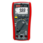 RS PRO S1 Handheld Digital Multimeter, True RMS, 10A ac Max, 10A dc Max, 1000V ac Max