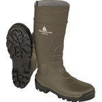 GOLD2S5KA46 | Delta Plus GOLD2 S5 SRC Black/Khaki Steel Toe Capped Unisex Safety Boots, UK 11, EU 46