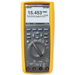 Fluke 287 Handheld Digital Multimeter, True RMS, 10A ac Max, 10A dc Max, 1000V ac Max - RS Calibrated