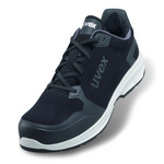 6596238 | Uvex Uvex 1 Men, Women Black Toe Capped Safety Trainers, EU 38