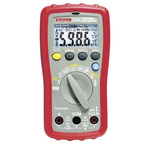 Sefram 7204 Handheld Digital Multimeter, True RMS, 10A ac Max, 10A dc Max, 600V ac Max