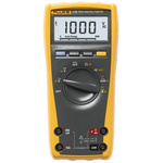 Fluke 175 Handheld Digital Multimeter, True RMS, 10A ac Max, 10A dc Max, 1000V ac Max