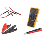 Fluke 179 Handheld Digital Multimeter, True RMS, 10A ac Max, 10A dc Max, 1000V ac Max