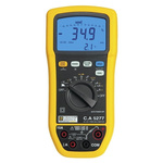 Chauvin Arnoux CA 5277 Handheld Digital Multimeter, True RMS, 10A ac Max, 20A dc Max, 1000V ac Max