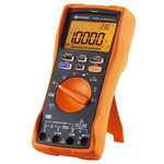 Keysight Technologies U1242C Handheld Digital Multimeter, True RMS, 10A ac Max, 10A dc Max, 1000V ac Max