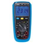 Metrix MTX203 Handheld Digital Multimeter, True RMS, 10A ac Max, 10A dc Max, 750V ac Max - UKAS Calibrated