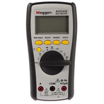 Megger AVO410 Handheld Digital Multimeter, True RMS, 10A ac Max, 10A dc Max, 750V ac Max