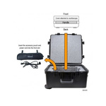 Tektronix Hard Transit Case for Use with MDO Instruments, 63.25 x 60.2 x 33.27cm