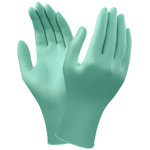 25-201/075 | Ansell NeoTouch Green Neoprene Disposable Gloves size 8, Medium x 100 Powder-Free