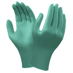 92-600/095 | Ansell Green Nitrile Disposable Gloves size XL x 100 Powder-Free