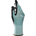 510 9 | Mapa Spontex Ultrane Green Work Gloves, Size 9, Large, 2 Gloves
