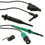 Fluke VPS410 Series VPS410-II-V Oscilloscope Probe, Passive Type, 500MHz, 1:10, Test Lead Connector