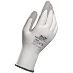 579 10 | Mapa Krytech White Polyurethane Work Gloves, Size 10, Large, 2 Gloves