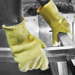 BM Polyco 7564, 7566 Yellow Kevlar Coated Kevlar Work Gloves