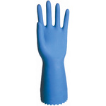 426 | BM Polyco Optima Blue Rubber Work Gloves, Size 9.5, Large, 6 Gloves