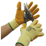 503-MAT | BM Polyco Matrix Orange Latex Coated Polycotton Work Gloves, Size 9, Large, 10 Gloves