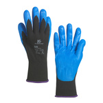 40228 | Kimberly Clark Jackson Safety Blue Nitrile Coated Nylon Work Gloves, Size 10, Large, 24 Gloves