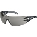 9192285 | Uvex PHEOS Anti-Mist UV Safety Glasses, Grey Polycarbonate Lens, Vented