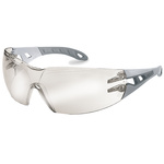 9192-881 | Uvex PHEOS Anti-Mist UV Safety Glasses, Silver Polycarbonate Lens, Vented
