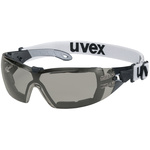 9192-181 | Uvex PHEOS Guard Anti-Mist UV Safety Glasses, Grey Polycarbonate Lens, Vented