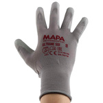 551 8.5 | Mapa Ultrane Grey Work Gloves, Size 8, Medium, 2 Gloves