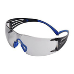 SF407SGAF-BLU | 3M SecureFit™ 400 Anti-Mist UV Safety Glasses, Grey Polycarbonate Lens