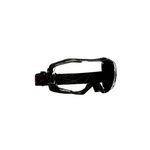 GG6001SGAFBLK | 3M GoggleGear Anti-Mist UV Safety Goggles, Clear Polycarbonate Lens