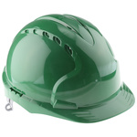 AJF030-000-300 | JSP EVO2 Green Safety Helmet Adjustable, Ventilated