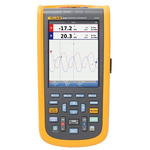 Fluke 124B ScopeMeter 120B Series Digital Handheld Oscilloscope, 2 Analogue Channels, 40MHz - UKAS Calibrated