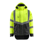 15501-231-1709 2XL | Mascot Workwear HARLOW Yellow/Black Unisex Hi Vis Jacket, XXL