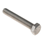 Plain Stainless Steel Hex, Hex Bolt, M8 x 50mm