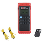 RS PRO RS55-II Wired Digital Thermometer, J, K Probe, 2 Input(s), +1372 °C, +2501°F Max, ±0.7 K Accuracy