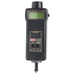RS PRO Tachometer Best Accuracy ±0.05 % - Contact, Optical LCD 99999rpm