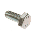 Clear Passivated Zinc Plated Steel Hex, Hex Bolt, M24 x 50mm