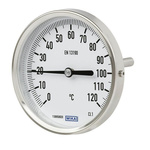 WIKA Dial Thermometer 0 → +120 °C, 3903605