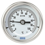 WIKA Dial Thermometer 0 → 100 °C, 48784334