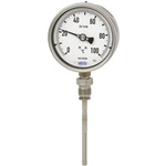 WIKA Dial Thermometer 0 → 80 °C, 48776810