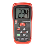 RS PRO RS41 Wired Digital Thermometer, K Probe, 1 Input(s), +1300 °C, +2000 °F, +2000 K Max, ±0.5% + 1 °C, ±0.5% + 2