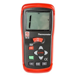 RS PRO RS42 Wired Digital Thermometer, K Probe, 2 Input(s), +1300 °C, +2000°F Max, ±0.5% + 1 °C, ±0.5% + 2 °F Accuracy