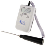 Comark KM20 Wired Digital Thermometer, PT100 Probe, 1 Input(s), ±0.2 °C Accuracy - UKAS Calibration