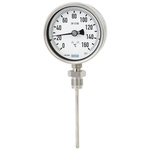 WIKA Dial Thermometer 0 → +120 °C, 3906388