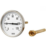 WIKA Dial Thermometer 0 → +120 °C, 3901904