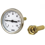WIKA Dial Thermometer 0 → +120 °C, 3902021