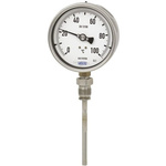 WIKA Dial Thermometer 0 → +120 °C, 48681562