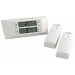 Digitron FM25 Wired Digital Thermometer for Multipurpose Use, PT100 Probe, 2 Input(s), +40°C Max