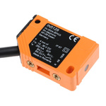 ifm electronic Inductive Block-Style Proximity Sensor, 4 mm Detection, PNP Output, 10 → 36 V dc, IP67
