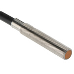ifm electronic Inductive Barrel-Style Proximity Sensor, M5 x 0.5, 0.8 mm Detection, PNP Output, 10 → 36 V dc,