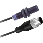 Telemecanique Sensors Inductive Barrel-Style Proximity Sensor, M12 x 1, 4 mm Detection, PNP Output, 240 V ac/dc, IP67