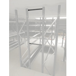 Manorga Steel Galvanised Storage Racking, 200mm x 130mm x 200mm