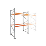 Manorga Steel Galvanised, Orange Storage Racking, 3000mm, 2225mm x 130mm x 2225mm
